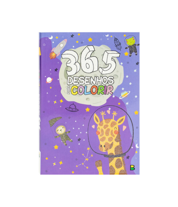 365 Desenhos para Colorir Roxo