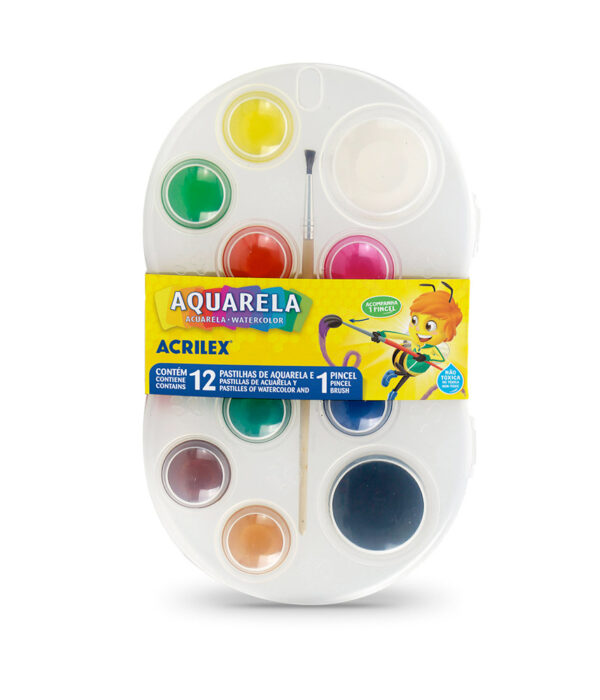 Estojo Aquarela 12 Cores