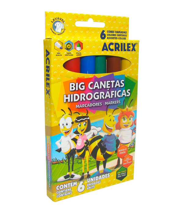 Big Canetinhas 6 Cores