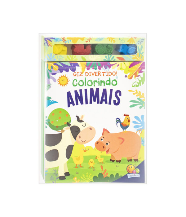 Colorindo Animais - Giz Divertido