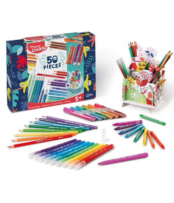 Kit Coloração Creativ 50 Itens