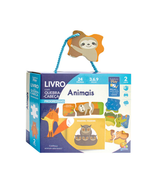 Animais - Livro Quebra Cabeça