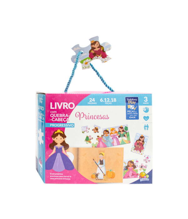 Princesas - Livro Quebra Cabeça