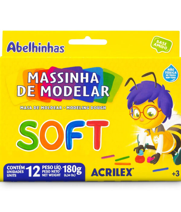 Massinha Soft 12 Cores