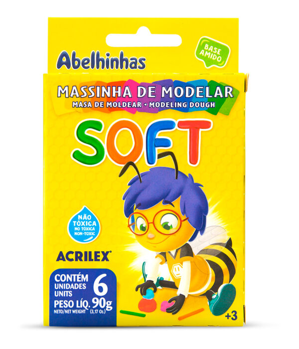 Massinha Soft 6 Cores