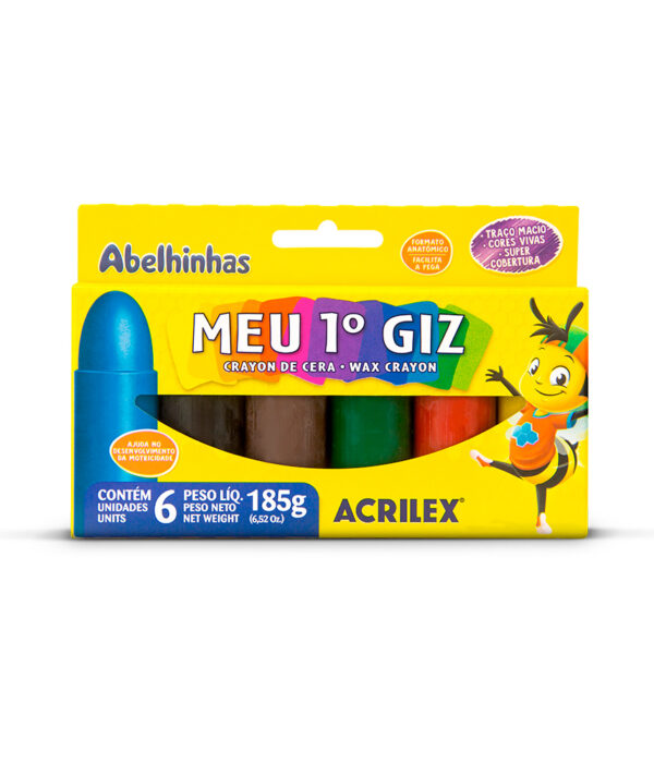 Meu 1º Giz 6 Cores