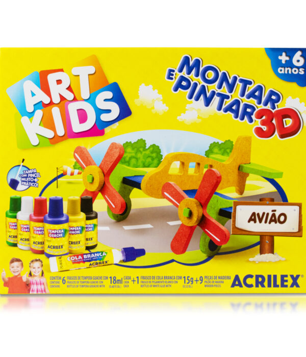 Avião - Montar e Pintar 3D