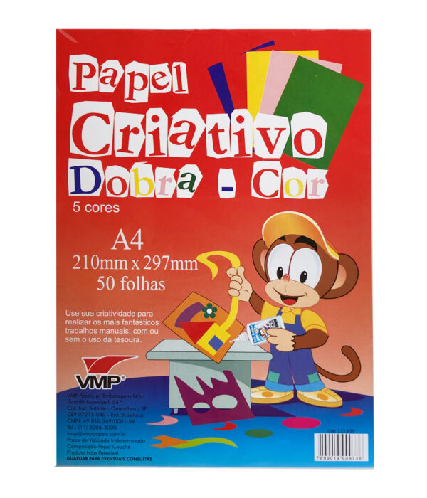 Papel Criativo A4 50 folhas