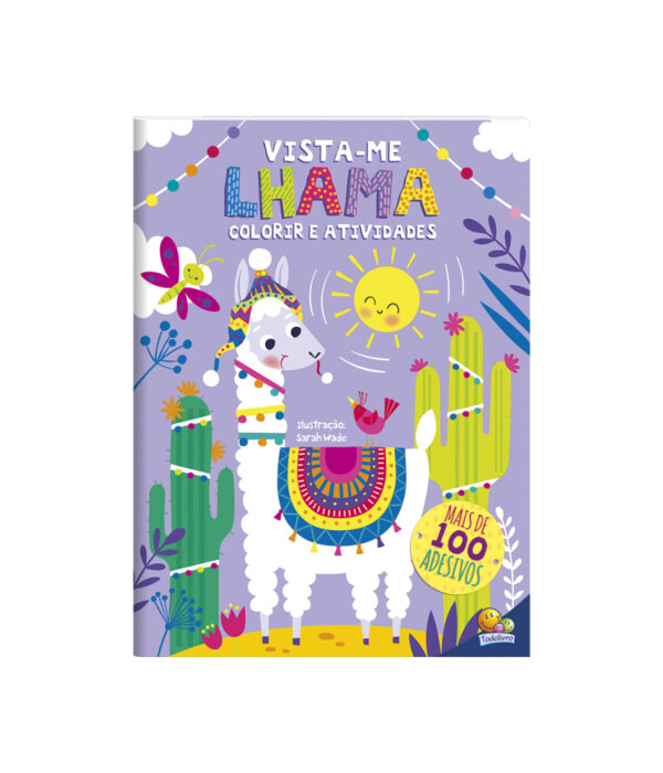 Vista-me! Lhamas - Livro com Adesivos